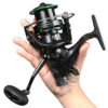 081521f09f253c8d JOSBY Water Resistance Spinning Reel 15KG-20KG Max Drag Gear Ratio 5.2:1 Metal Spool Durable Super Smooth Carp Wheel Coil