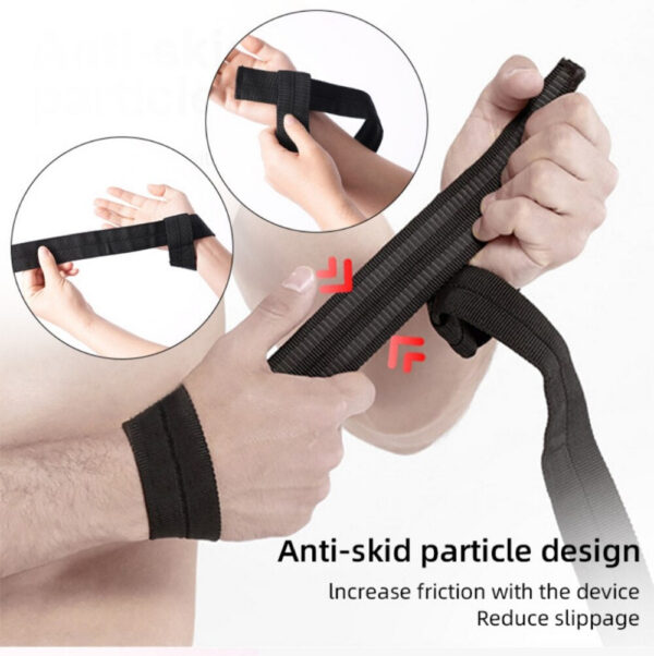 Antislip Weight Lifting Deadlift Straps for Heavylifting Bodybuilding and Powerlifting 1 Pair