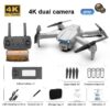 E99 Pro Dron with Professional 4K Dual Camera WIFI Optical Flow Drone Obstacle Avoidance Aerial Photography Quadcopter