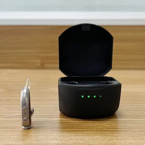 Self-Fitting OTC Aids, Mild to Moderate Loss,Bluetooth Hearing Aid with Invisible Fit Noise Support audifonos
