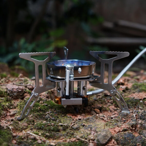 084800df59339580 Newest Arrival Portable Three Head Windproof Camping Picnic Burner Outdoor Foldable Gas Stove