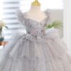 Kids for Girls Costumes Wedding Birthday New Year Party Lace Sequin Elegant Princess Summer Children’s Dress 1-10 Yrs
