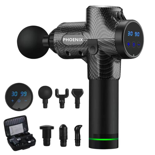 08701c8f53c69fb1 PHOENIX A2 PRO ATHLETE MASSAGE GUN High frequency Massage Gun Muscle Relax Body Relaxation Electric Massager with Portable Bag