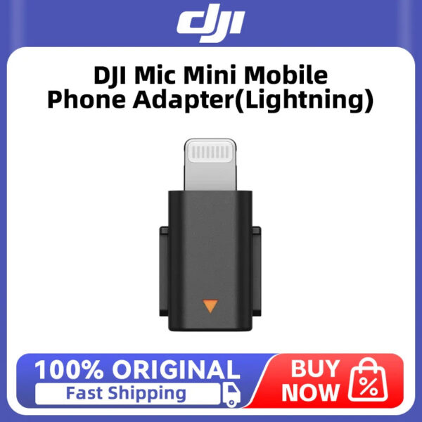 08709aca5a69ac2c DJI Mic Mini Mobile Phone Adapter (Lightning) Connect to an Apple mobile device for DJI Mic Mini Original Accessories