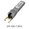087d88dd80d340e2 10G SFP+ Fiber 2.5G Copper SFP Modules Optical Port Turn To RJ45 Ethernet Port Switch Gigabit Transceiver Module