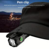 088af970a16eb28f High Power Led Flashlights MINI Torch With 3 LED and Powerful Magnet Self-defense Lamp 5 Lighting Modes Bright Outdoor Lights