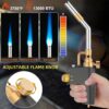 08907dec8742b36a Professional Propane Mapp Blow Torch,Welding Soldering Brazing Gas Plumbing Tool,Barbecue, Cooking, DIY Dissolution Gas Burner.