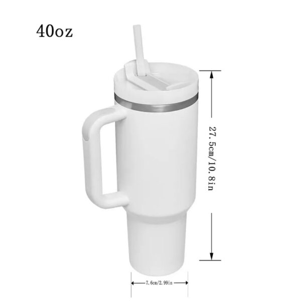 08915258e42449b7 DHL New Chocolate Gold Black Chroma Quencher H2.0 40 oz tumblers cups handle insulated Straw Winter Pink Flamingo Red Car Mugs Stainless steel cup with 1:1 0319