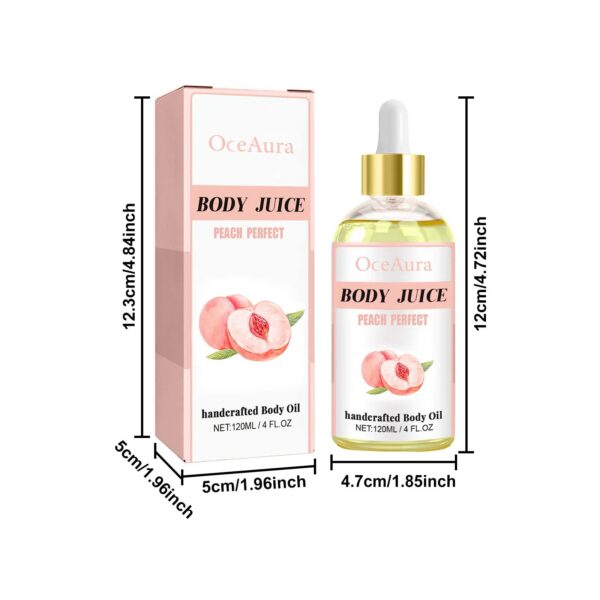08976a3202f27ab3 OceAura Peach body oil Moisturizes and Softens the Skin, Tightens and massages it, and provides moisturizing essential oil 4 Oz
