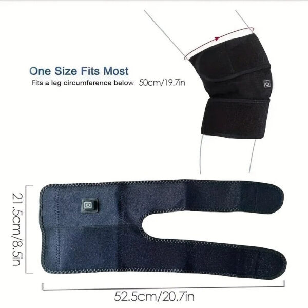 Electric Heating Pad USB Heated Brace Support for Arthritis Joint Old Cold Leg Knee Warmer