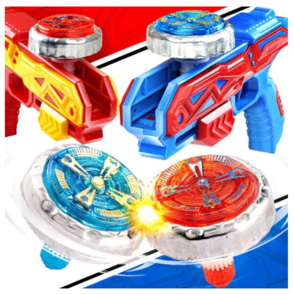 08bcd7a4c661f27a Luminous Rotating Gyro Gun Parents and Children Outdoor Battles Boys Light Toys