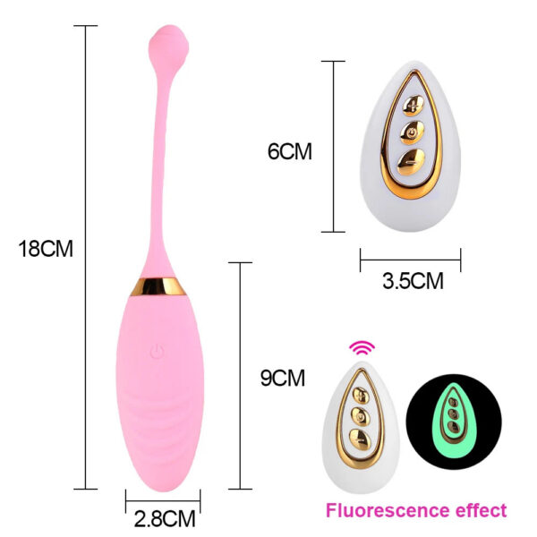 08f33b5feb2b65e8 10 Speeds Vibrating Egg Vaginal Ball Wireless Remote Jump Eggs Sex Toys Vibrator For Women Anal G-Spot Clitoris Stimulation