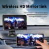 09215adfaefaf413 7" HD Double Din Car Stereo,Portable Wireless Touch Apple CarPlay and Android Auto Automatic Multimedia Player,Car Stereo with Mirror Link/USB/AUX/Siri/5.1Bluetooth/Navigation Screen