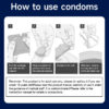 10pcs/Box Extra Large Ultra Thin Lubricated Condom 56MM Smooth Latex Penis Condoms for Male Adult Sex Dick Cock Sleeve for Homme