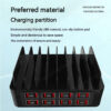 150W Universal Multi USB Type C Fast Charger 16 Port 3.5A MAX Charging Station Stand For Ipad Iphone 17 16 Samsung Xiaomi Tablet