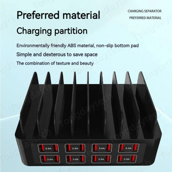 150W Universal Multi USB Type C Fast Charger 16 Port 3.5A MAX Charging Station Stand For Ipad Iphone 17 16 Samsung Xiaomi Tablet