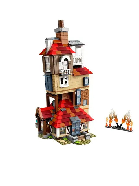 094a8a7aa7f42927 New Burrow Alley, high difficulty DIY blocks interspersed and assembled, 75980 children's toy compatible building block