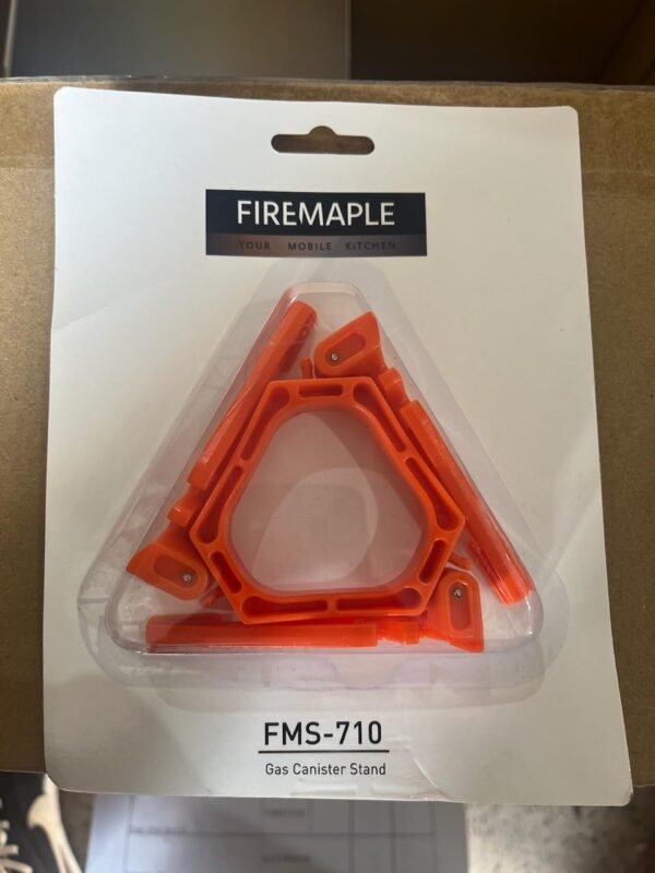 Fire-Maple Gas Canister Stand Foldable Fuel Gas Tank Bracket Support Gas Bottle Tripod Cartridge Holder for Camping Picnic Bikepacking