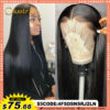 09582bca192988d5 Glueless Ready to Wear Transparent 13x4/13x6 Front Human Hair Plucked Pre Cut 5X5 Lace Closure Wig