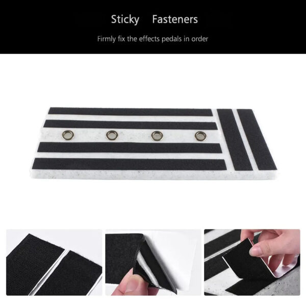 Big Size Guitar Effects Pedal Board Sturdy PE Plastic  Guitar Pedalboard Case with Screwdriver Tape Guitar Pedals Accessories