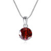 096a88f93f366501 1CT Moissanite Pendant For Women Simulated Diamond Necklace S Sterling Sier Jewelry Girl Valentine's Day party Gift