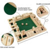 099f95a26afaa8c4 Dee Four Sided 10 Numbers Shut The Box Board Game Set Dice Party Club Drinking Games for Adults Families