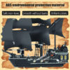 09adec8237399fde Pirates Of The Caribbean Ship Queen's Revenge Warship Black Pearl Sailboat Building Block Bricks MOC 4195 Assembly Toys Kid Gift