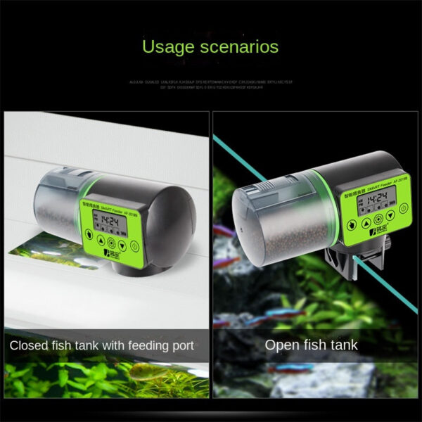 09bb8d0a0d84f61a Automatic tank intelligent timing automatic goldfish large capacity fish aquarium feeder