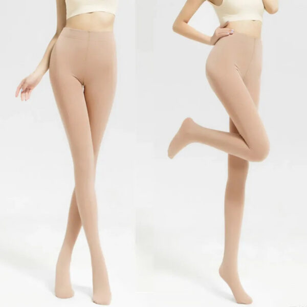 09bf4eefbc9511b2 Women Socks 80D/120D Spring Autumn Thin Tights Elastic High Waist Silk Stockings Solid Color Slim Leggings Tear Resistant Pantyhose