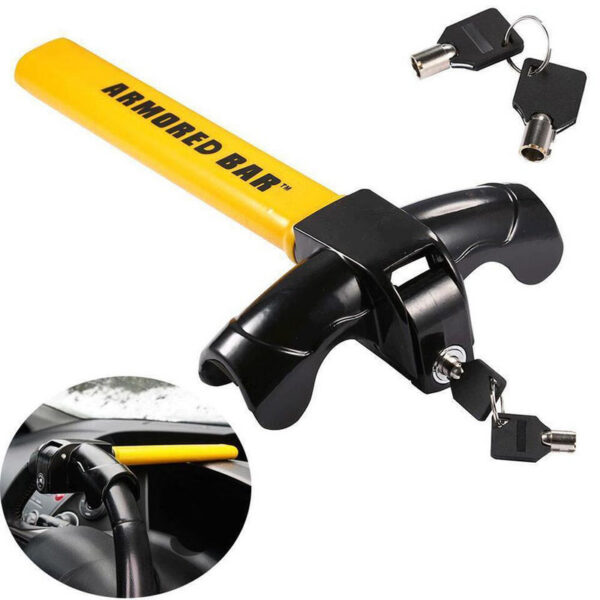 ar Car Anti-Theft – Strong Durable Heavy Duty Anti- Theft Steering Wheel Lock - Auto Security T