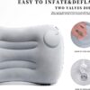 09cbe99d6d316475 Ultra Light Inflatable Camping Pillow - Inflatable Pillow for Camping, Hiking, and Backpacking - Press-to-Inflate Design for Safer and Healthier - Compressed design for Hiking, and Backpacking Travel