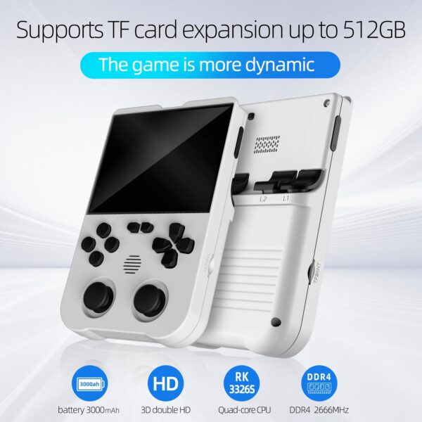09d2700055ce85a1 Ampown XU10 Handheld 3.5" IPS Screen 3000mAh Battery Linux System Miyoo RG35XX Portable Video Game Console Kid Gift