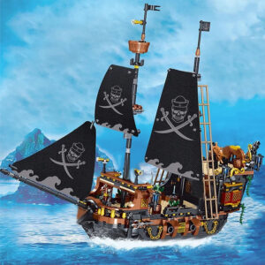 09d6a6edeff7025e Pirate Ship Building Blocks Sailboat Model Bricks City Traffic Series Creative Desktop Decoraiton Toys For Children Adult Gifts