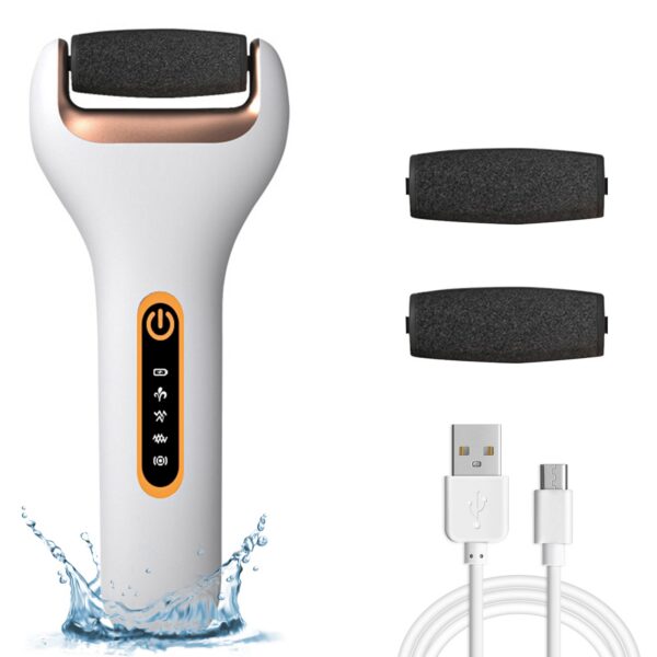 Electric File Grinder Callus Dead Skin Remover USB Recharge Waterproof Pedicure Foot Care Tool for Hard Cracked Clean