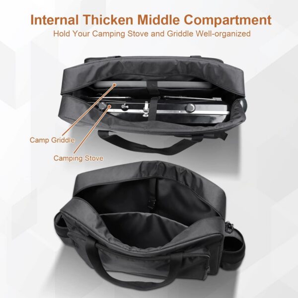 0a0d48d2c9c5019b i frmmy Premium Camp Stove Carry Case with 0.4 inch Thicken Pearl Foam, Excellent Protection for Coleman 2-Burner Gas Stove