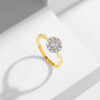 0a141a75ef1d3c3c Certified Woman wer Ring With Moissanite Dia 0.5ct 5mm Wedding Engagement Rings Pure Sier Women's Jewelry For Girl Gift