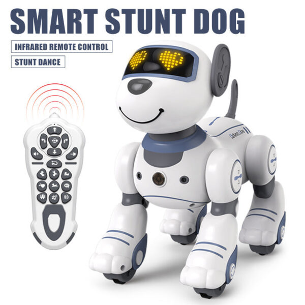 Funny RC Electronic Stunt Voice Command Programmable Touch-sense Music Song Robot Dog for Children's Toys