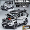 1:24 AMG G63 Model Car, Zinc Alloy Pull Back Toy Car with Sound and Light for Kids Boy Girl Gift