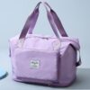 1PC Foldable Large Capacity Short Distance Travel Dry and Wet Separation Fiess Handbag Lage Bag