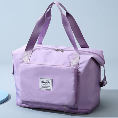 1PC Foldable Large Capacity Short Distance Travel Dry and Wet Separation Fiess Handbag Lage Bag