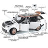 1:18 Scale ModelsScale for off Road Alloy Die-cast Metal Simulation Car Model Toy Gift Mini Vehicles (Color
