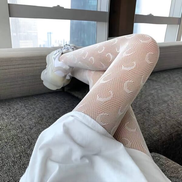 SERAPHY Women's Patterned Tights Fishnet Floral Sexy Pantyhose Stockings Leggings for Party Club, 2 Pairs