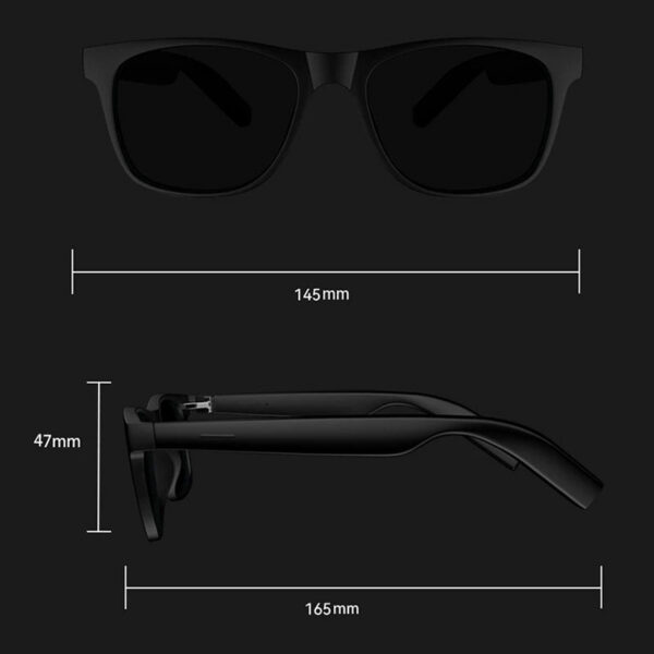 Smart Glasses Remote Control Touch Photo Camera Recording Translator Voice Assistant Adults Wireless Bluetooth Glasses