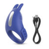 Adjustable Men Vibrating Ring Remote Control Ejaculation Delay Clitoris Stimulation Sex Toy for Couples