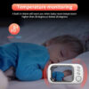0a635873e3912f00 Cdycam New 3.5 inch Wireless Video Baby Monitor Night Vision Temperature Monitoring 2 Way Audio Talk Baby Nanny Security Camera
