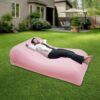 Inflatable Couch, BBL Blow Up Mattress,Foldable Inflatable Couch with Electric Pump Portable Blow Up Mattress for Outdoor Camping, Beach Vacations & Parties