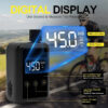 0a87162ad7a58607 Bike Pump Electric Mini Portable Bicycle Pump With Digital PSI Pressure Gauge Motocycle MTB Road Bike Tire Inflator