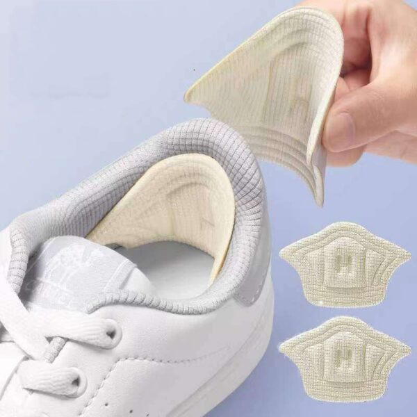 1pair Shoe Anti Wear Heel Insoles Patch Unisex Cushion Pads Feet Care Protector Adhesive Back Sticker Shoes Insert Insole
