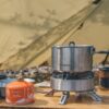 Fire-Maple Saturn Hochleistungs-Gaskocher für Camping 4400W-11000W mit Doppelvorheizer, Faltbarem und Tragbarem Gasbrenner inklusive Transporttasche