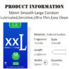 10pcs/Box Extra Large Ultra Thin Lubricated Condom 56MM Smooth Latex Penis Condoms for Male Adult Sex Dick Cock Sleeve for Homme